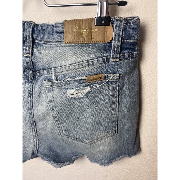JOE'S Distressed Denim Shorts Women’s Sz 28 Vintage Reserve - Picture 4 of 6